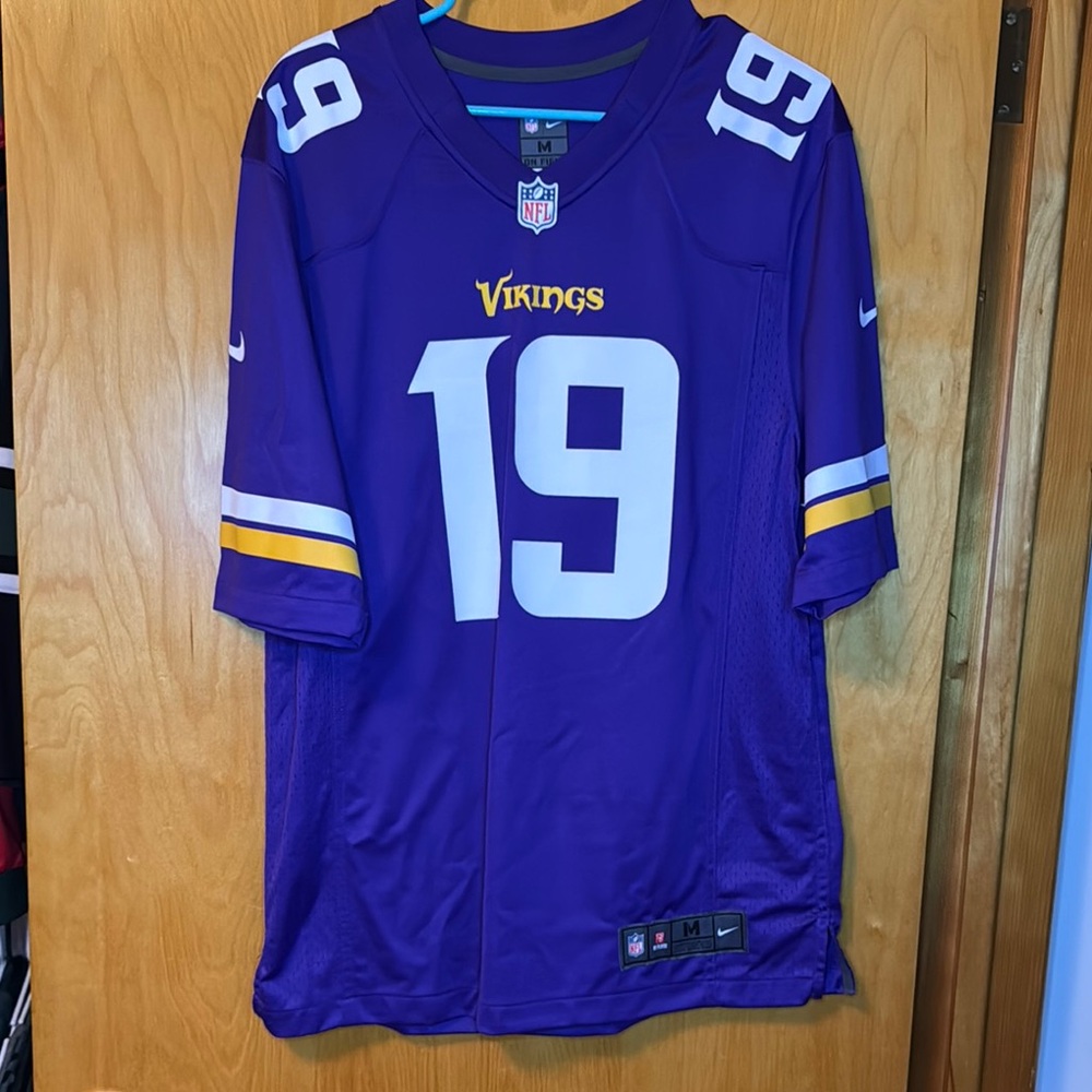 Adam Thielen Nike NFL On Field Jersey - Deep Purple - worn 1x